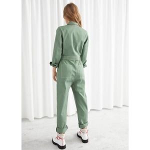 & Other Stories Green Jumpsuit